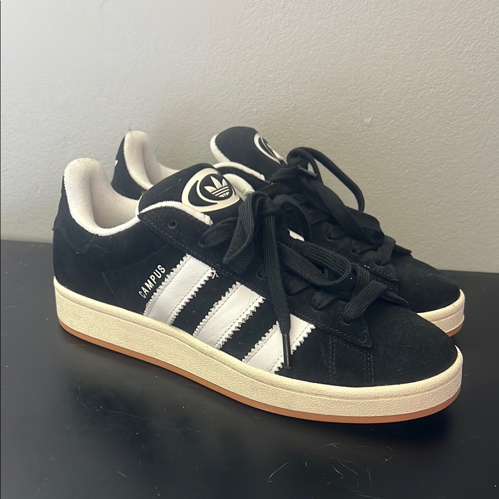 Adidas Campus Black and White Sneakers